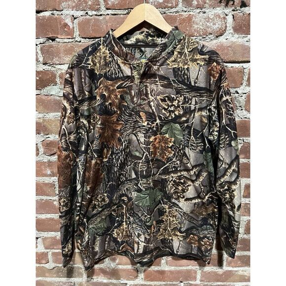 Cabelas Como Fleece Men’s L Lightweight Pullover Henley Casual Streetwear Hunt - Picture 1 of 6